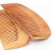 Peach Wood Wooden Comb Anti-Static Comb Close Tooth Comb 2 PCS
