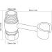 360 Rotatable Toilet Spray Flusher Holder - Premium Bathroom Cleaner | International Shipping Available - Buy Online on GoSupps.com
