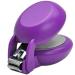 HARAC Special Needs Nail Clippers for Arthritic Hands Senior and Kids Adapted Nail Clipper for Fingernail and Thick Toenail Made in Japan (Purple)