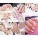 Dual-Ended Nail Rhinestone Picker Set - Onwon 2 Pcs Wax Silicone Tip Pencil & Dotting Pen with Acrylic Handle for Manicure Nail Art - Pink & Blue - Buy Online on GoSupps.com
