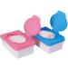 Wet Wipes Box Extractable Wet Wipes Box (Empty Box without Wet Wipes) 4pcs Red and Blue Suitable for 80pcs Wet Wipes Red4 - Buy Online on GoSupps.com