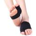 Hallux Valgus Bandage - Soft Breathable Bunion Corrector for Men & Women | Pain Relief While Sleeping (Size L 40-45) - Black - Buy Online on GoSupps.com