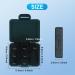 Portable Small Pill Box | Travel 7 Compartment Daily Pill Organizer for Medicines Vitamins & Fish Oil Blue - Buy Online on GoSupps.com