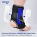 Newgo Adjustable Ankle Bandage - Stabilizing Ankle Support for Men & Women | Black Foot Tape for All-Day Comfort - Buy Online on GoSupps.com