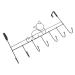 PRETYZOOM Jacket Hanger Towel Rack Hanging Storage Rack Towel Holder for Bathroom Door Coat Hanger Clothing Clothes Rail