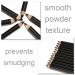 12 Pcs Waterproof Black Eyebrow Pencil Set - Long Lasting Liners for Tattoo Makeup | Includes 2 Sharpeners - Buy Online on GoSupps.com