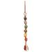 Chakra Healing Crystal Stone Hanging Decorations Handmade Good Luck Natural Quartz Gemstone Pendant Ornaments for Home Garden Windows Cars Spiritual Gifts for Women