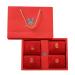 Chinese New Year Red Socks Men's Sports Socks with Fun Embroidery Spring Festival Cotton Socks with Gift Box (Color : Red-2 Size : 39-44) 39-44 Red-2