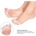 Toe Straightener Spacers - 3 Pairs of Gel Toe Separators for Foot Pain Relief and Toe Realignment - Washable and Reusable Toe Correctors and Bunion Relief - Buy Online on GoSupps.com