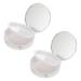 IWOWHERO 2pcs Storage Box Powder Puff Case Empty Cushion Compact Case Cosmetic Powder Container
