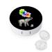 Elephant Bubble Dream Travel Contact Lens Case Kit Portable Contact Lens Box Soak Storage Kit with Mirror