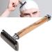 Wooden Manual Razor - Non-Slip Portable Double-Sided Shaving for Beard & Armpit Hair (11.5x4.4cm Black) - International Shipping Available - Buy Online on GoSupps.com