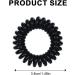 Tadipri Telephone Cable Hair Scrunchie Elastic Hair Band 9 Pieces 3 Colours Spiral Telephone Cable Large Anti Split Ends Braid Elastic Fitness Hair Band Spiral Small for Girls and Women - Buy Online on GoSupps.com