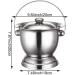 Stainless Steel Urine Bucket Chamber Pot Metal Pail Lid Spittoon Portable Adults Kids Potty Bathroom Commode Thickened - Buy Online on GoSupps.com