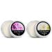 Flowerland Solid Perfumes Set Jasmine Lilac - Portable Pocket Balm Perfumes Perfect for Travel Use - Natural Fragrance Parfums for Men and Women - Natural & Vegan Jasmine-Lilac