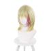 Rika Kawai Wonder Egg Priority Cosplay Wig - Shoulder Length Bob Dirty Blonde Pink Hair with Bangs for Women & Girls - Best Quality! - Buy Online on GoSupps.com