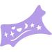 Eyeliners Stencils Wing Tips | Soft Flexible Eyeliners Stencils | Reusable Cleaning Cloths Eye Liners Contour for Makeup Beginners & Beauty Lovers Purple - Buy Online on GoSupps.com