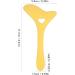 Eye Makeup Auxiliary Guard Tool Aid Stencils Wing Tips Silicone Mask Reusable Silicone Eye Makeup Aid Tool with Cream Applicator Eyeshadow Mascara Drawing (Yellow) - Buy Online on GoSupps.com