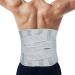 Dorbi widened back support belt lumbar spine intervertebral discs spine waist shimmering lower back relief pain men (size: xxl)