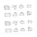 Alipis 16 Pcs Vehicle Biscuit Mold Complementary Food Accessories 7X4X0.5CMx2pcs Assorted Colorx2pcs