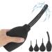 NOPNOG Anal Shower - Silicone Enema Container 224ml with Anti-Backflow Design - Black | International Shipping Available - Buy Online on GoSupps.com