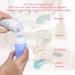 Selizo 10 Leakproof Silicone Travel Bottles - Cosmetic Toiletry Squeeze Containers - Buy Online on GoSupps.com