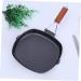 YOtat BBQ Grills Pancake Skillet Stove Burner Pans Nonstick Frying Pans BBQ Griddle Grilling Pan Grill Pancake Griddle Square Pot Chic Steak Frying Pan Fashion Frying Pan Bakeware Black Wok - Buy Online on GoSupps.com