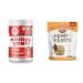Manitoba Harvest Hemp Organic Max Protein Powder Unsweetened 454g with 20g protein and 4.5g Omegas 3/6 per Serving & Hemp Hearts 454g