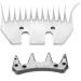 High-Strength Stainless Steel Shear Knife for Sheep & Goats | 13 Tooth Curved Blade with Swivel | Replacement Shear Knife - Buy Online on GoSupps.com