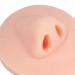 Soft Silicone Nose Model - 3D Piercing Practice Tool with Acrylic Stand | Waterproof Jewelry Display for Beauty Salons - Light Skin Color - Buy Online on GoSupps.com