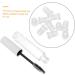 Healeved 11pcs Eyelash Tube Clear Eyelash Wand Tube Mini Mascara Tubes Empty Mascara Packaging Plastic White - Buy Online on GoSupps.com