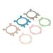 Baby Teether Toys 6Pcs Baby Teething Toy Set Gum Massage Grip Training for External Use