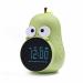 Homealexa Children Lichtwecker Cute Birne Kinder alarm clock Creative bedside lamp time-controlled night light snooze function wake up alarm clock children's alarm clock for girls boys children school beginners green