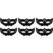 100 Pieces Eye Mask Paper for Diy Double Connected for Beauty Eye Wet Compress Sheet Disposable Non Woven Fabric Hydrating Cotton Paste Black Masks - Buy Online on GoSupps.com