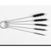 xorea 10Pcs Clean Small Wire Brush Kit with Loop Glasses Keyboards Jewelry Pipe Parts (Black) - Buy Online on GoSupps.com