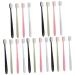 Healeved 20 Stk soft toothbrush toothbrushes actually travel soft portable toothbrush children's toothbrush travel toothbrush toothbrush with soft bristles little toothbrush
