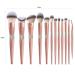 Rose Gold Snow Fox Makeup Brush Set | 12 Soft Eye Shadow Brushes | 20cm | Perfect for Flawless Makeup Application - Buy Online on GoSupps.com