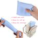 Vicloon Silicone Baby Bib 2PCS | Waterproof Baby Feeding Bibs with Fork Spoon | Adjustable & Easy to Clean | Wide Food Catcher Pocket | Unisex Toddler Bibs - Blue-Dark Green - Buy Online on GoSupps.com