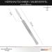 Schwertkrone Professional Callus Scraper Gel Spatula - Stainless Steel Rustproof 16 cm Ointment Tool for Smooth Skin - Buy Online on GoSupps.com