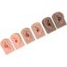 Flexible Silicone Ear Model 3 Colors, Waterproof & Realistic for Beauty Practice - Buy Online on GoSupps.com
