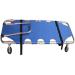 Portable Foldaway Stretcher with 4 Wheels and Seat Belt Emergency Rescue Flat for Hospital Sports Venues Max Load Bearing 350 Lb 0106 - Buy Online on GoSupps.com