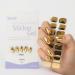 Glam Up Glam'Up Paris Semi-Permanent Gel Stickers Adhesive Gel Polish Professional Quality Long Lasting Up to 3 Weeks Quick and Easy Application 16 Pieces N SP224 Gold