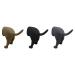 Pooping Dog Butt Toothpaste Topper Dog Pooping Toothpaste Cap Funny Creative Toothpaste Topper for Any Dog Lover (2pcs-Black) (Black+Brown+Gray)