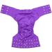 Buy Washable Adult Diapers - Adjustable Cloth Diaper Pants for Incontinence Care | Breathable & Reusable Purple Diapers - Buy Online on GoSupps.com