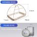 Pop Up Mosquito Net for Full to King Size Bed - Foldable, Portable, Large 72 x 78 x 59 inch - Ideal for Baby and Adults - Buy Online on GoSupps.com