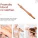 Osaladi Gua SHA Massage Tool - Wooden Reflexology Roller for Total Body Relief Abdominal & Neck Massage - Buy Online on GoSupps.com
