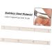 Healeved 5pcs eyebrow drawing tools eyebrow shaper tool t-shape eyebrow measuring ruler 13.5x7.1cmx5pcs Silverx5pcs - Buy Online on GoSupps.com