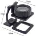 Foldable 10X Handheld Magnifier Super High Clarity Lightweight Black for Reading Jewellery Loupe Watch and Electronic Repair Magnifier Better Life - Buy Online on GoSupps.com