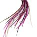 Real Feather Hair Extensions - Pink Naturals (10 Feathers)