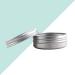 24pc Travel Cosmetic Jars Set - Silver Cream Jars with Lids | Premium 7 Size Containers for Creams & Beauty Products - Ideal for International Shipping - Buy Online on GoSupps.com